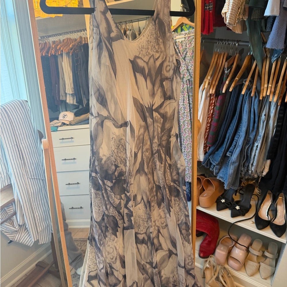 Elegant Floral Maxi Dress